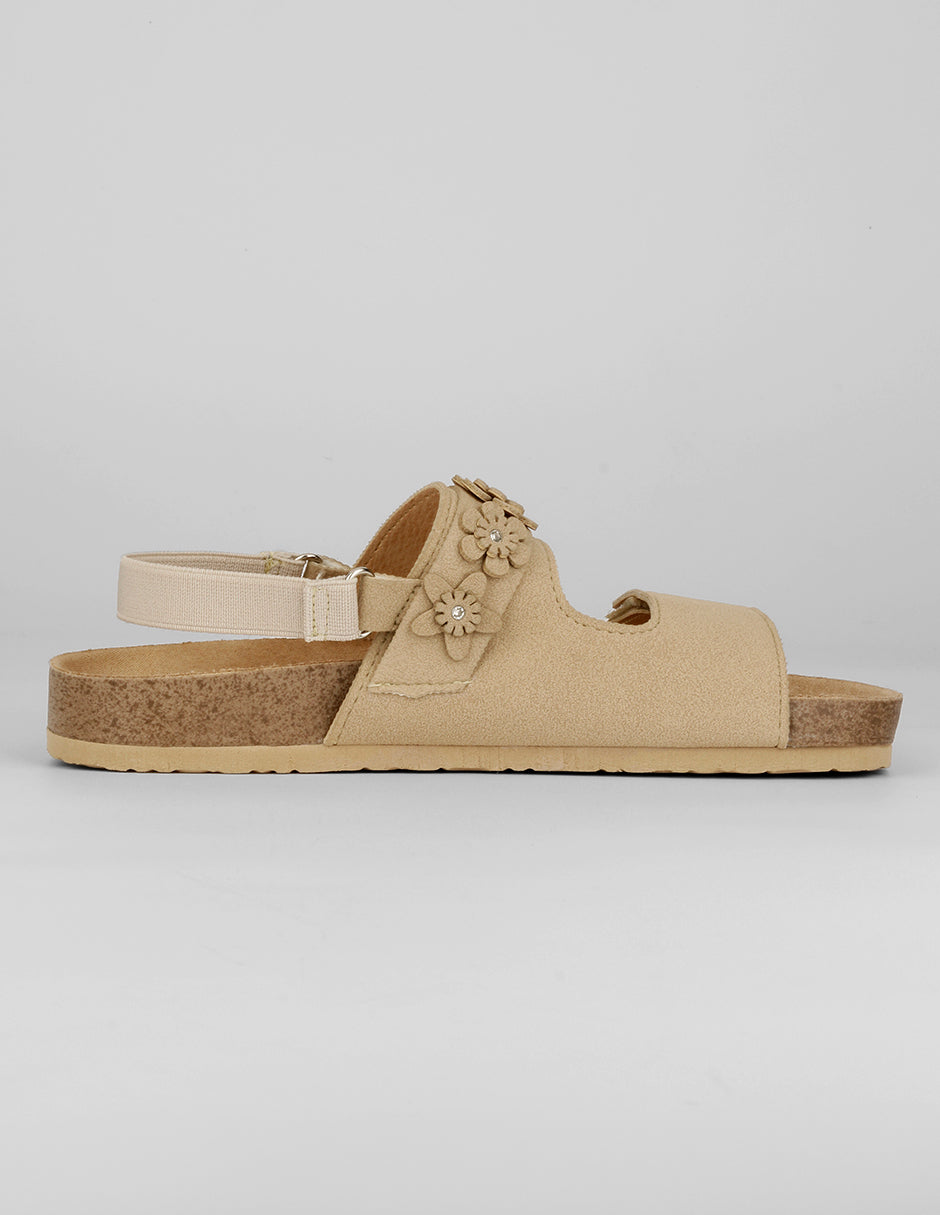 Sandalias Kids en Sintético – Beige
