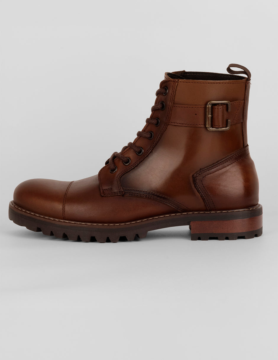Botas casuales Exterior Piel Color Café Para Hombre De RBCOLLECTION
