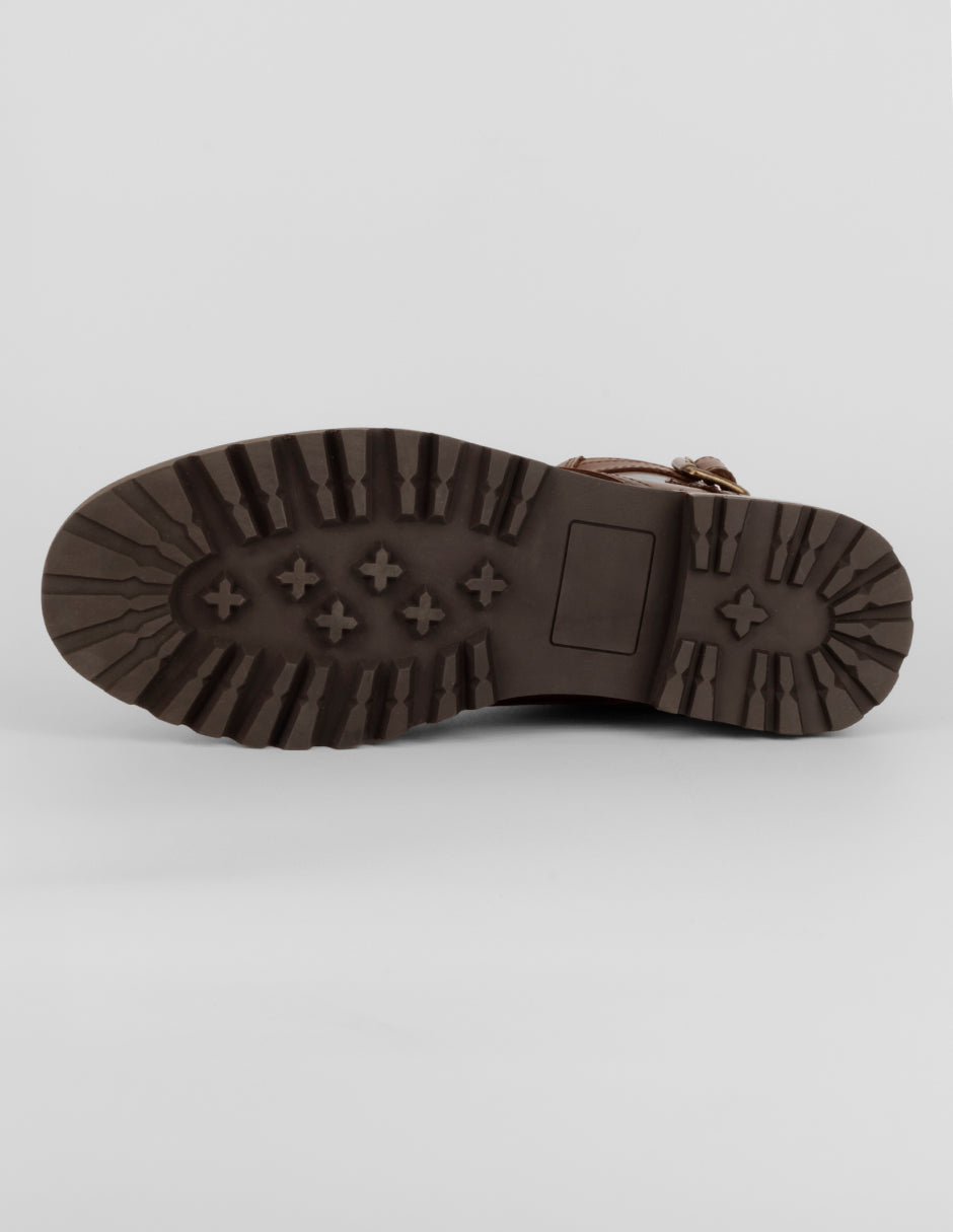 Botas casuales Hand Made en Piel – Café