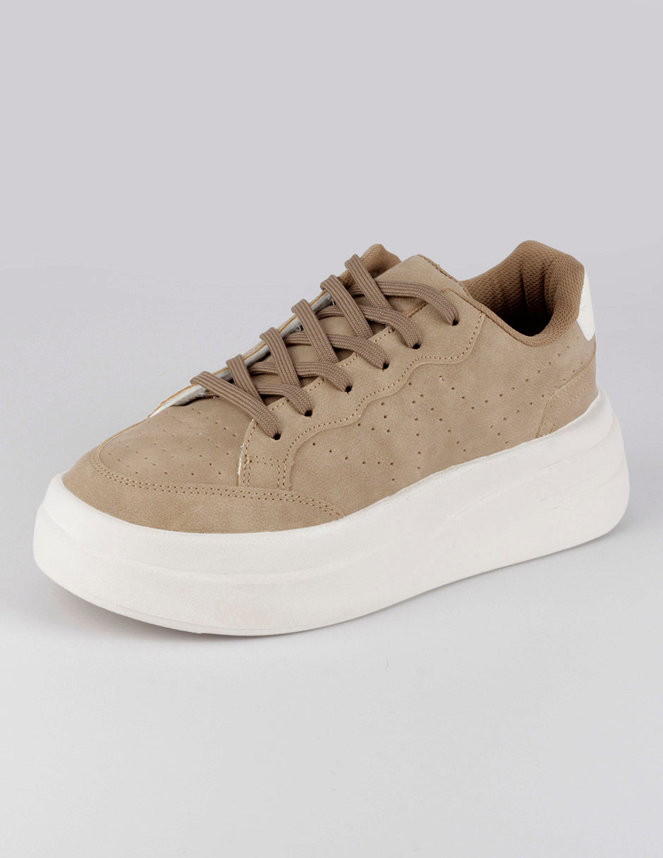 Tenis con cordones  Urban en Sintético – Beige