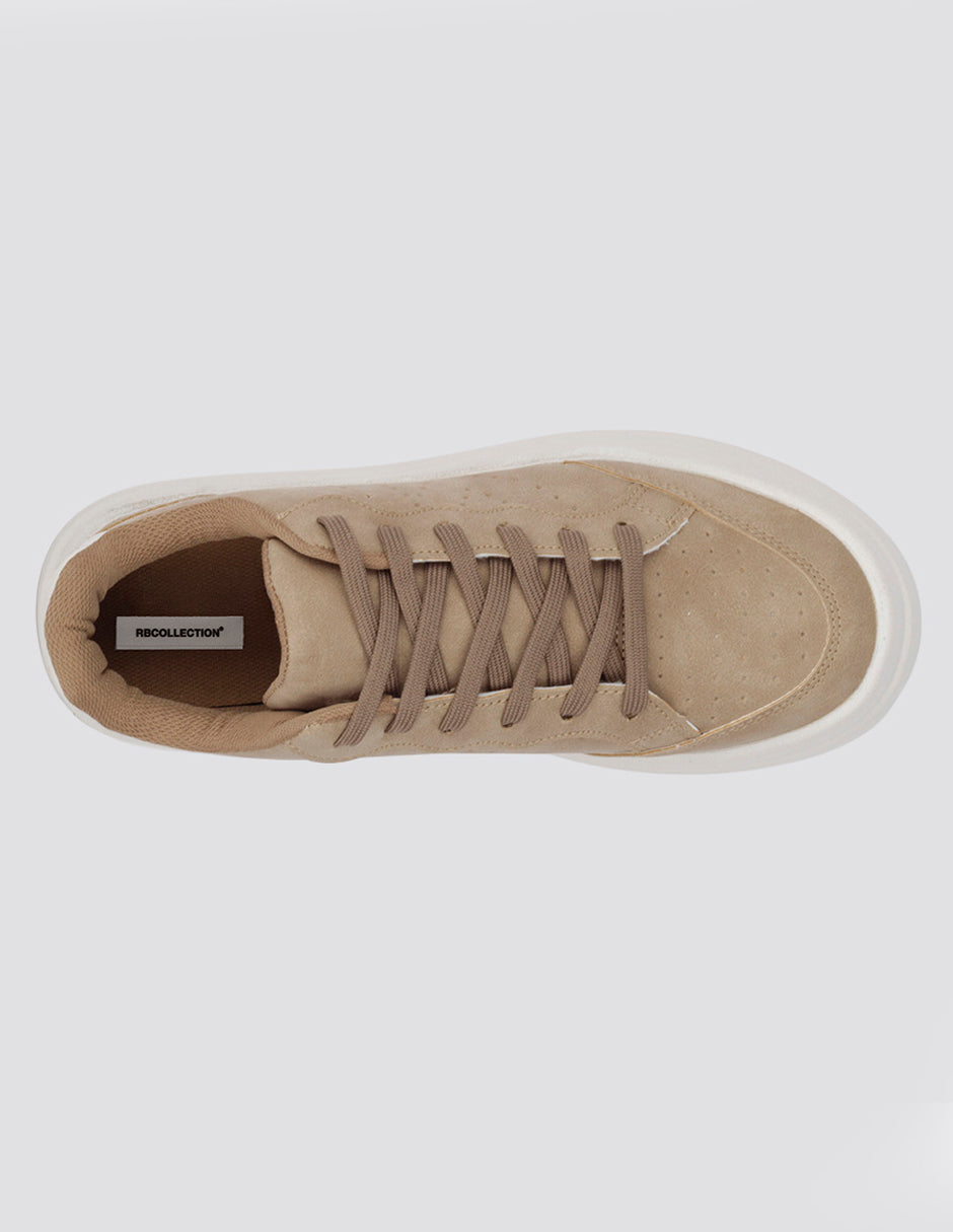 Tenis con cordones  Urban en Sintético – Beige