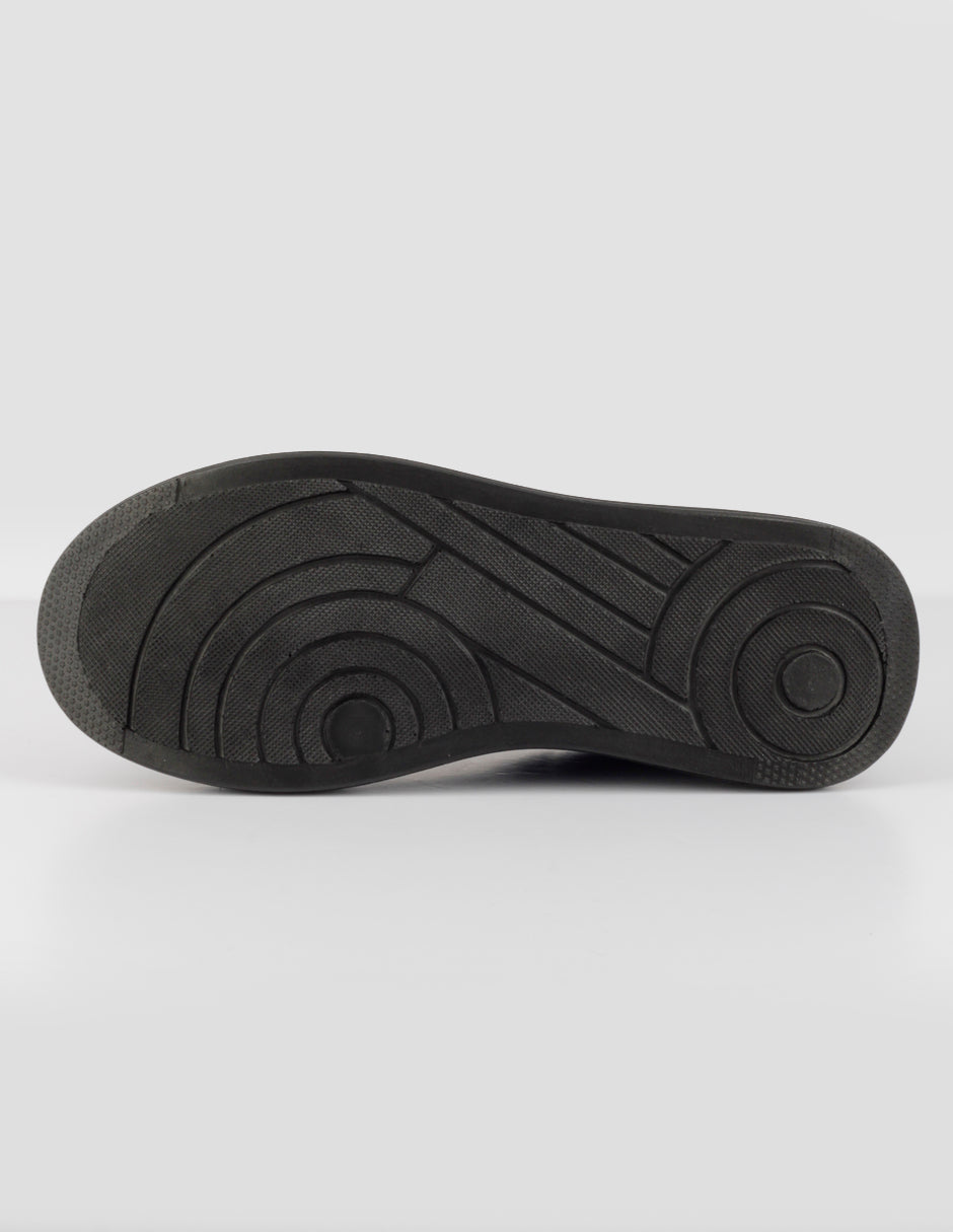 Tenis con cordones  Urban en Sintético – Negro