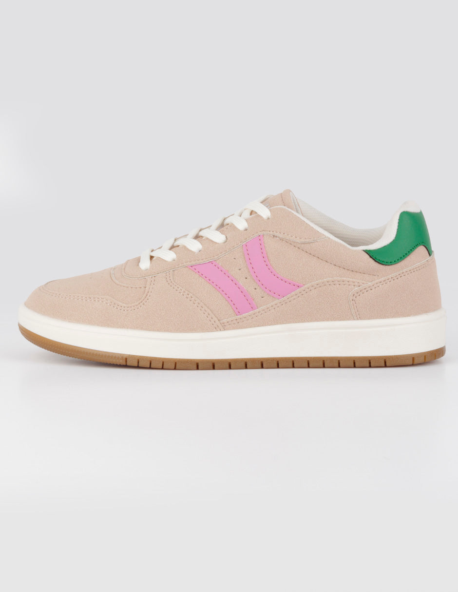 Tenis con cordones  Urban en Gamuza sintética – Rosa