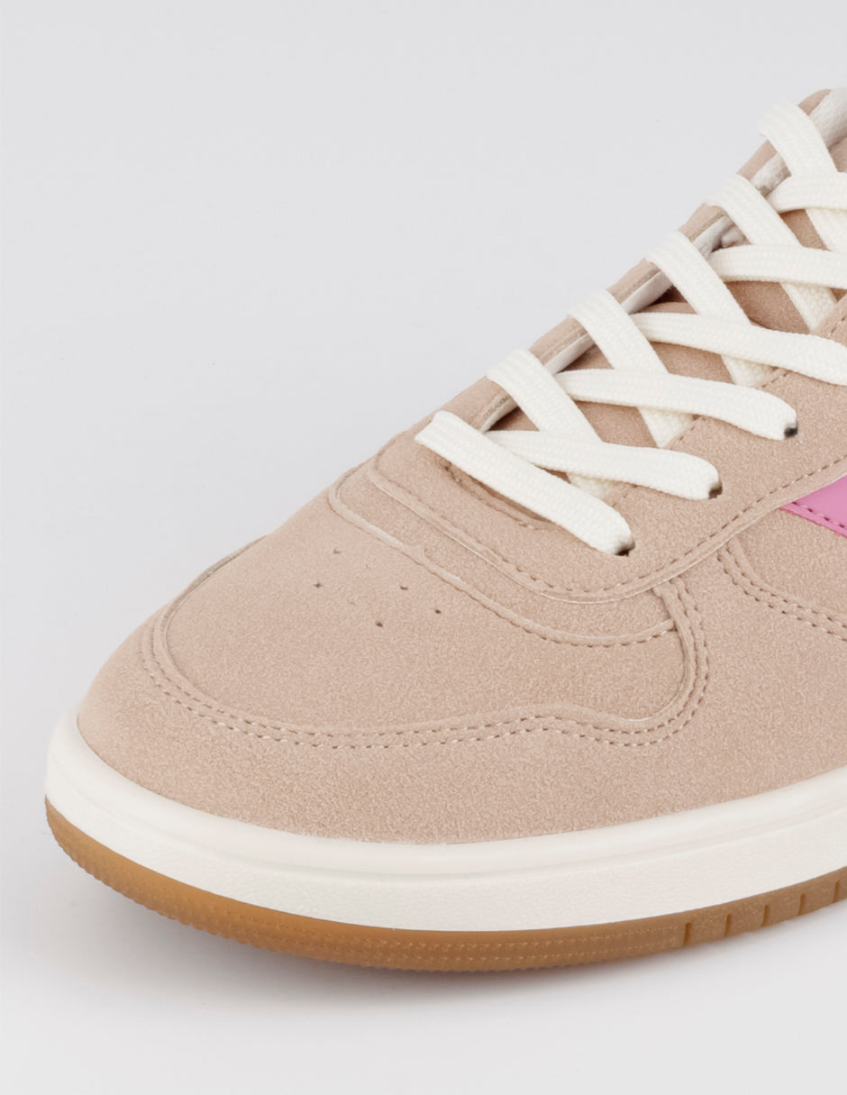 Tenis con cordones  Urban en Gamuza sintética – Rosa