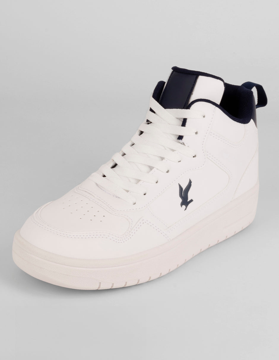 Tenis Botín Agle en Piel vegana – Blanco