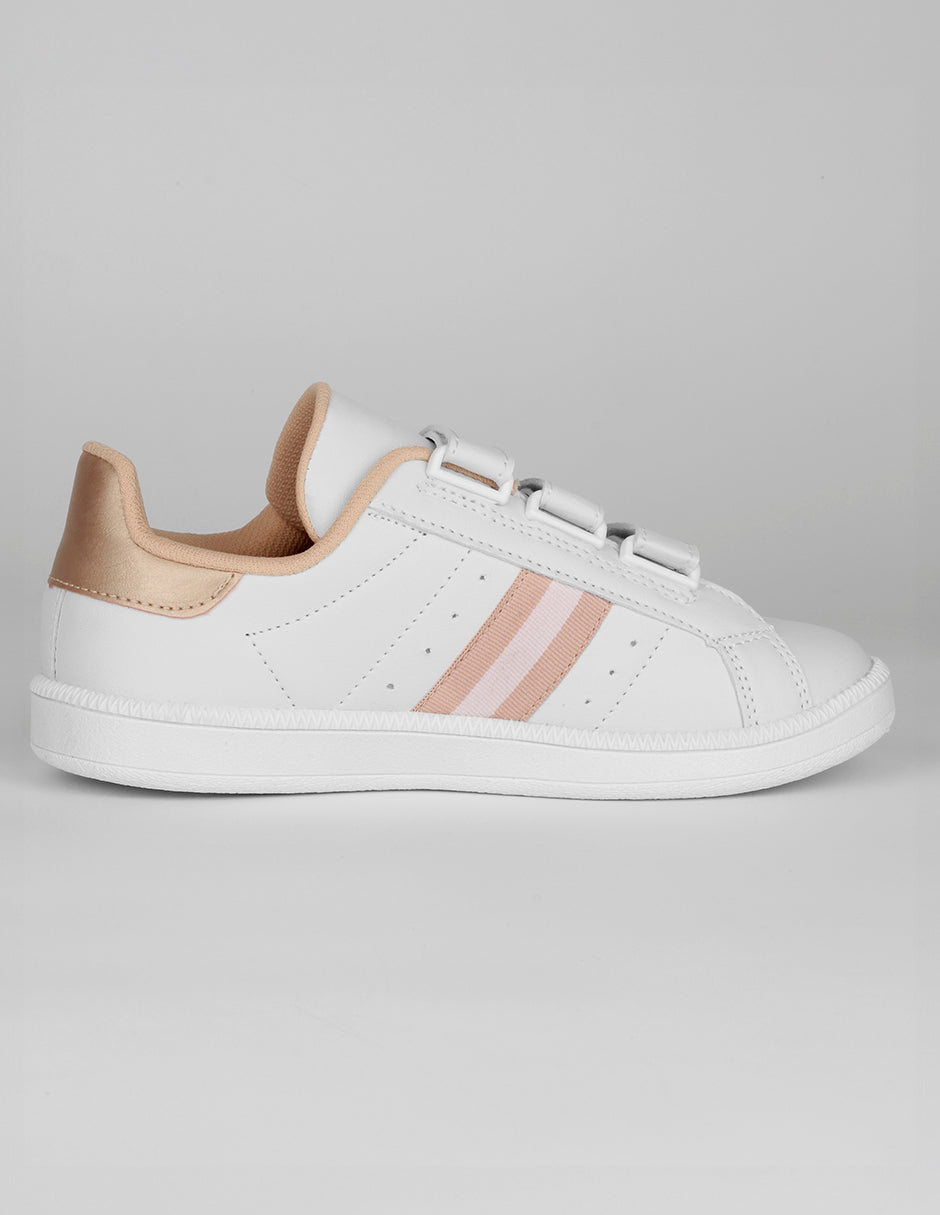 Tenis Kids en Piel vegana – Blanco