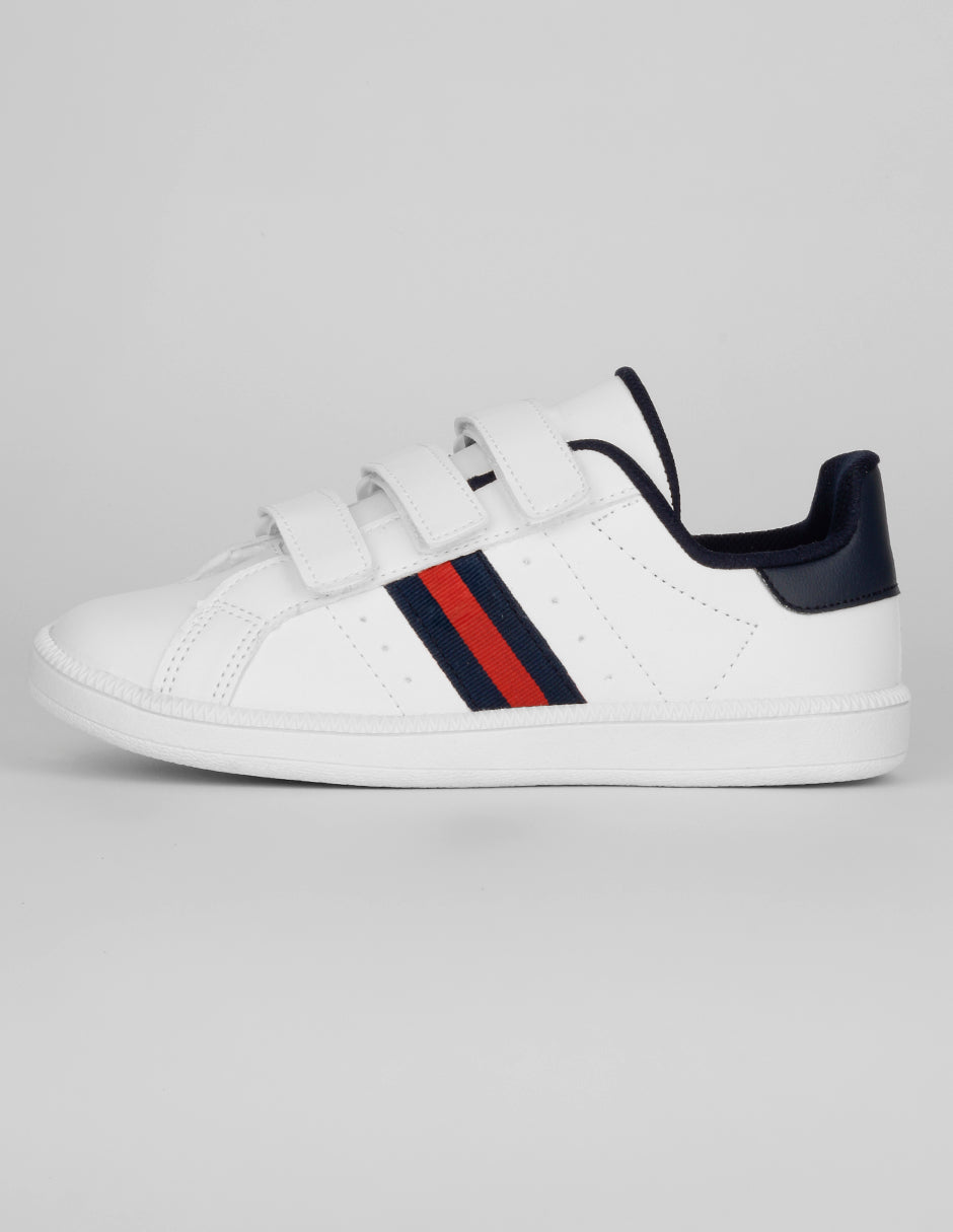Tenis Exterior Piel vegana Color Blanco Para Niño De RBCOLLECTION