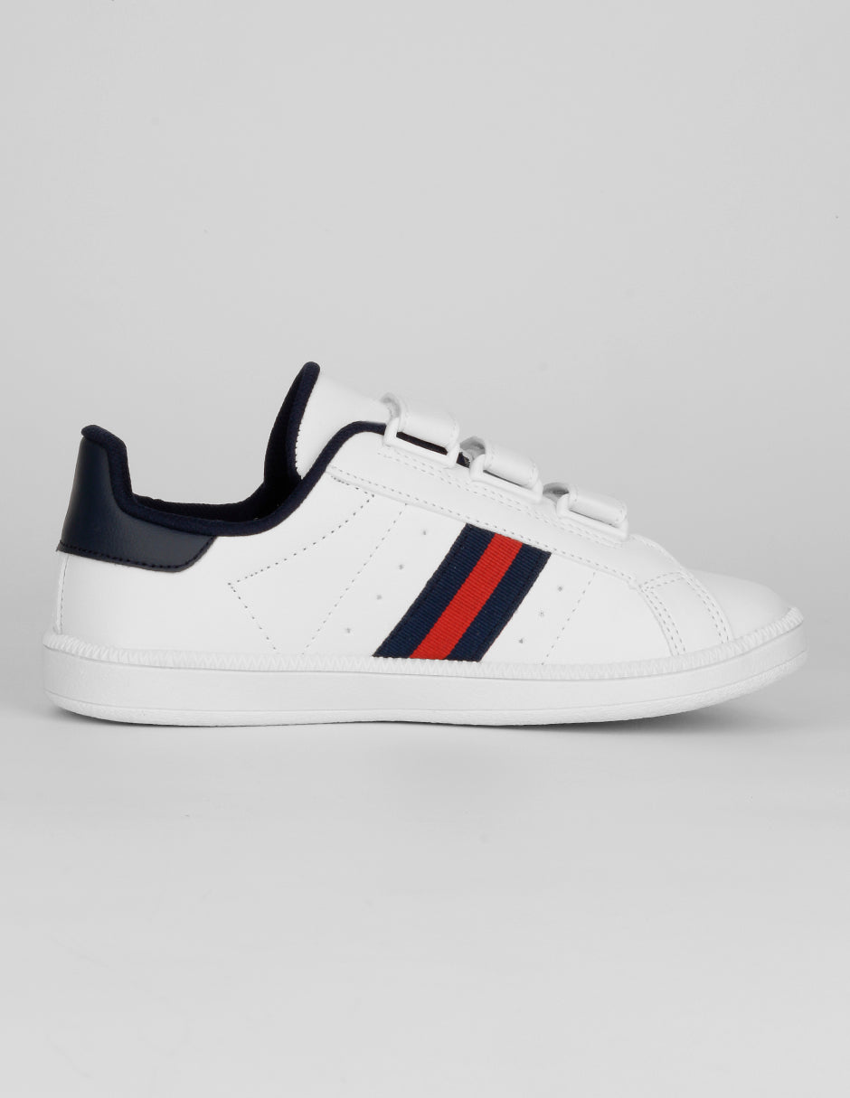 Tenis Kids en Piel vegana – Blanco