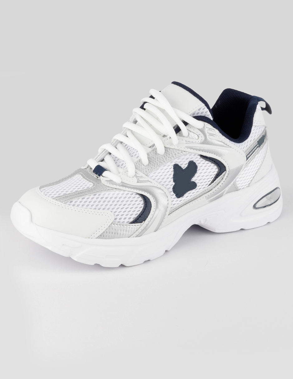 Tenis tipo deportivo  Agle en Textil – Gris