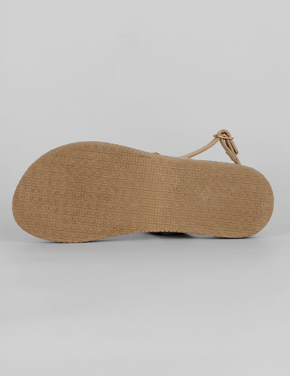 Sandalias de piso Ave en Piel vegana – Latte