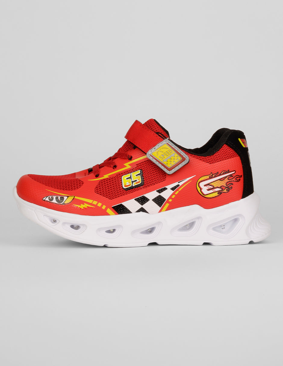 Tenis Exterior Sintético Color Rojo Para Niño De RBCOLLECTION