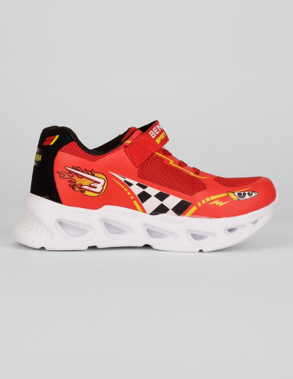 Tenis Kids en Sintético – Rojo