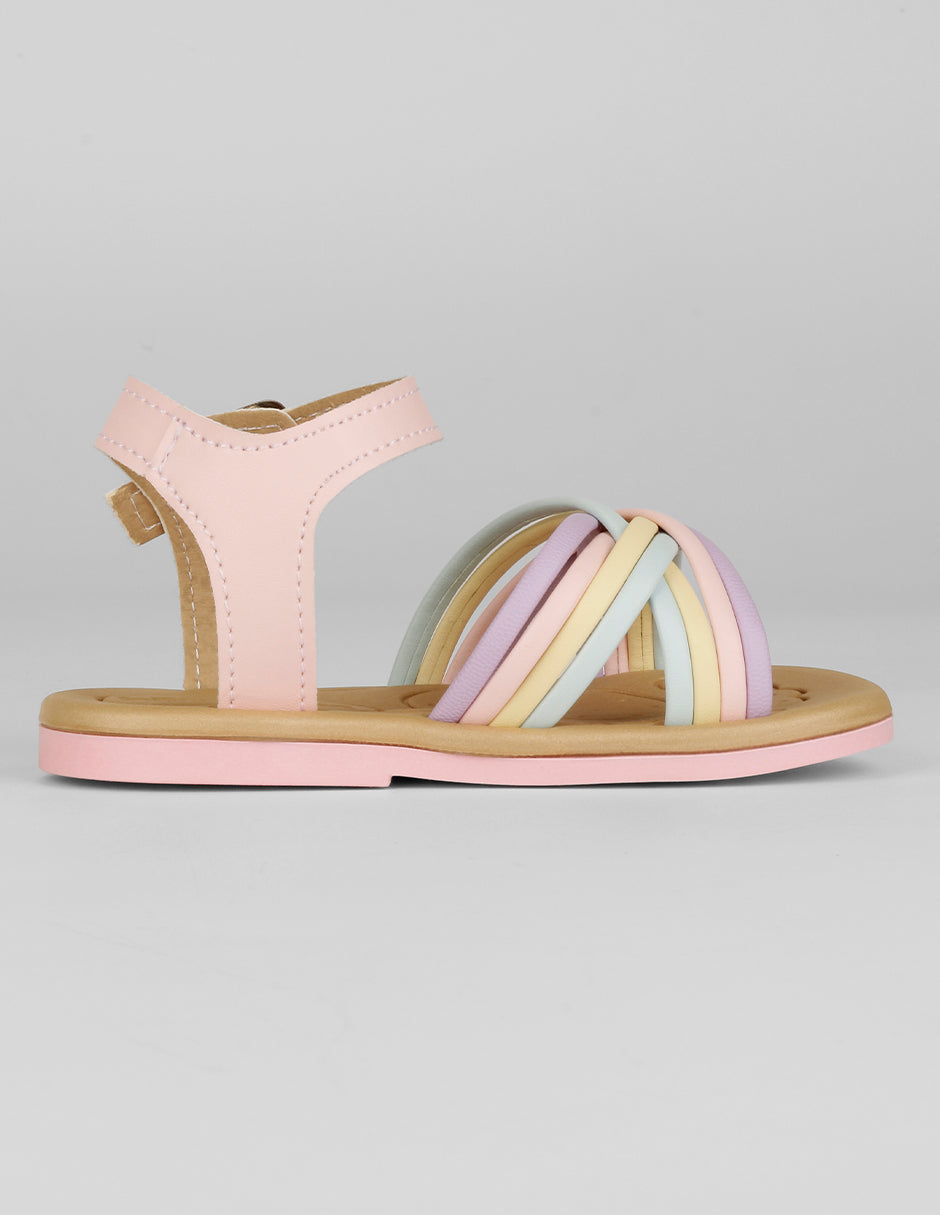 Sandalias Kids en Sintético – Rosa