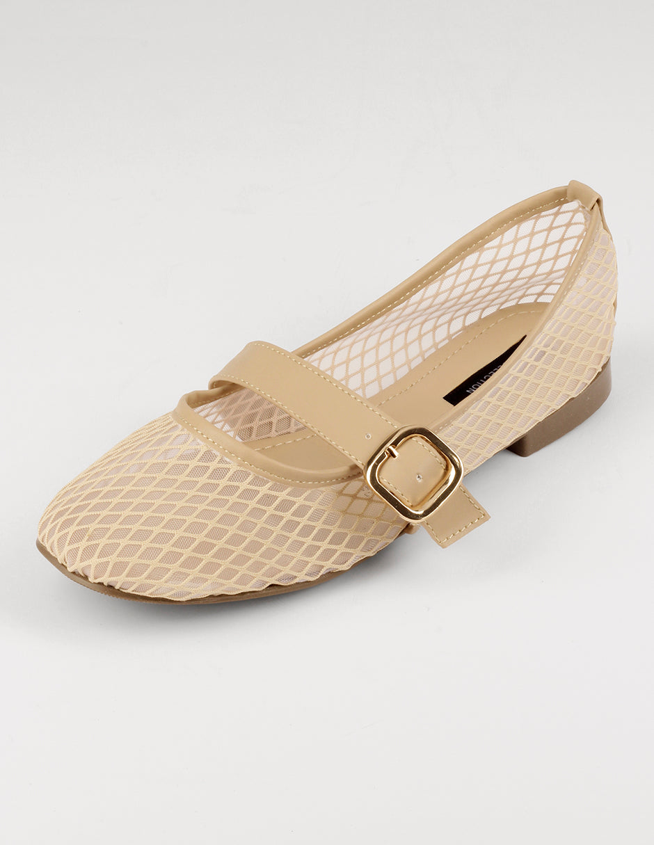 Mary jane Darling en Textil – Beige
