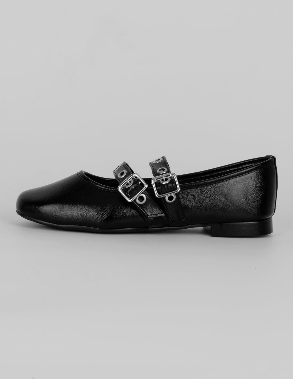 Loafers Exterior Piel vegana Color Negro Para Mujer De RBBASICS