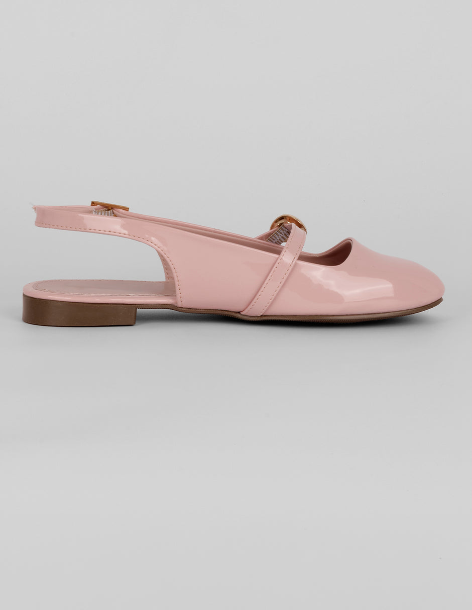 Loafers Darling en Charol – Rosa