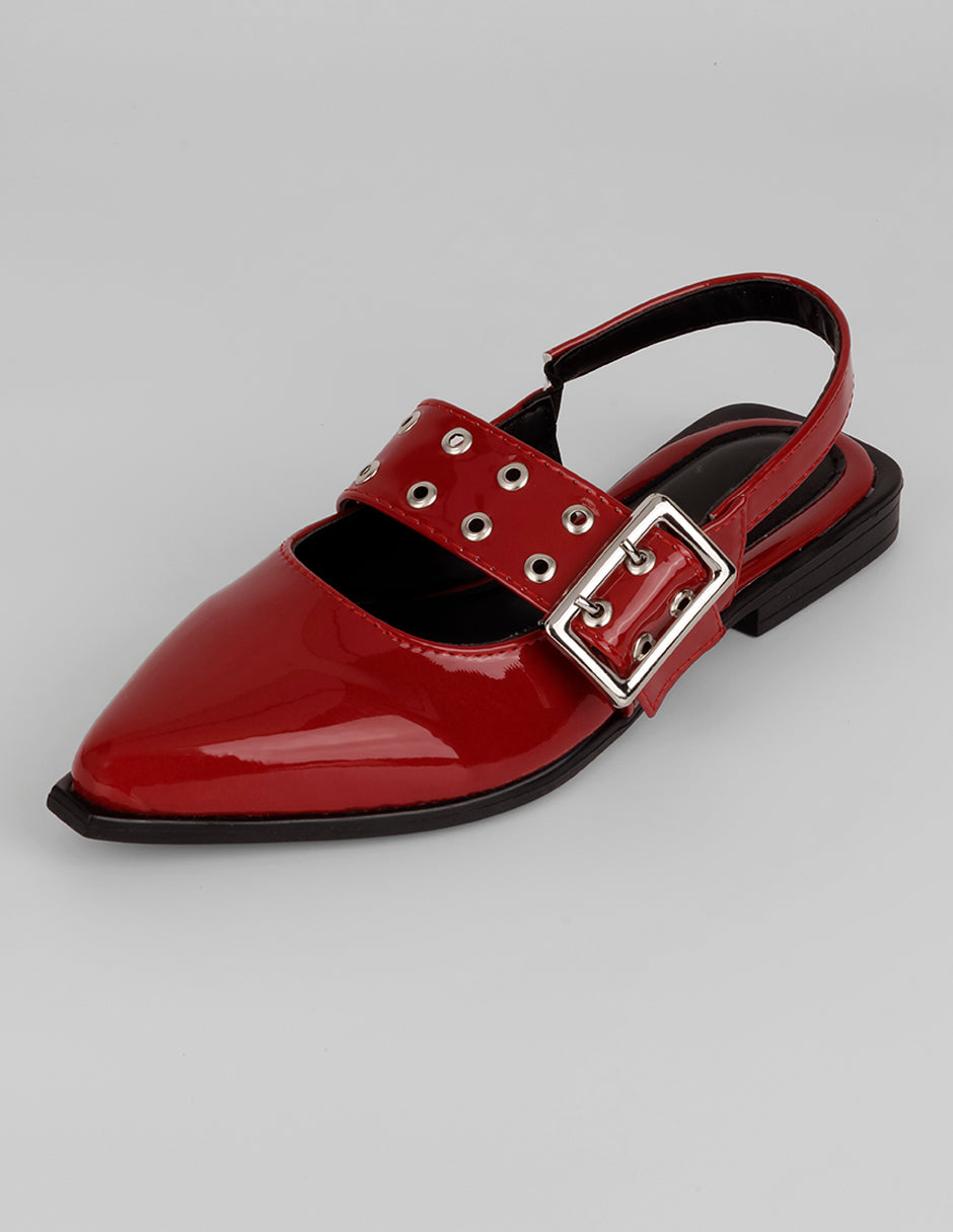 Loafers Onne en Charol – Rojo
