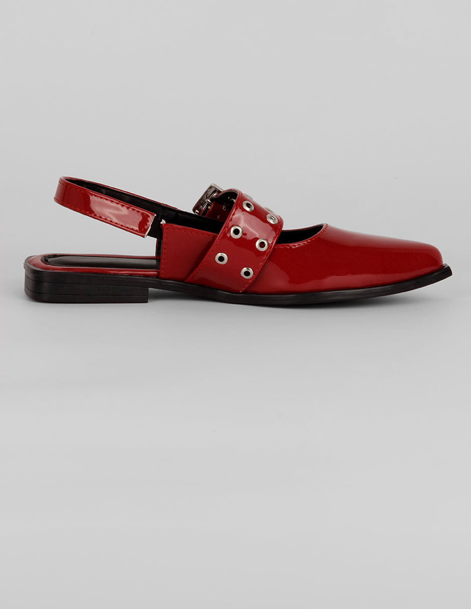 Loafers Onne en Charol – Rojo