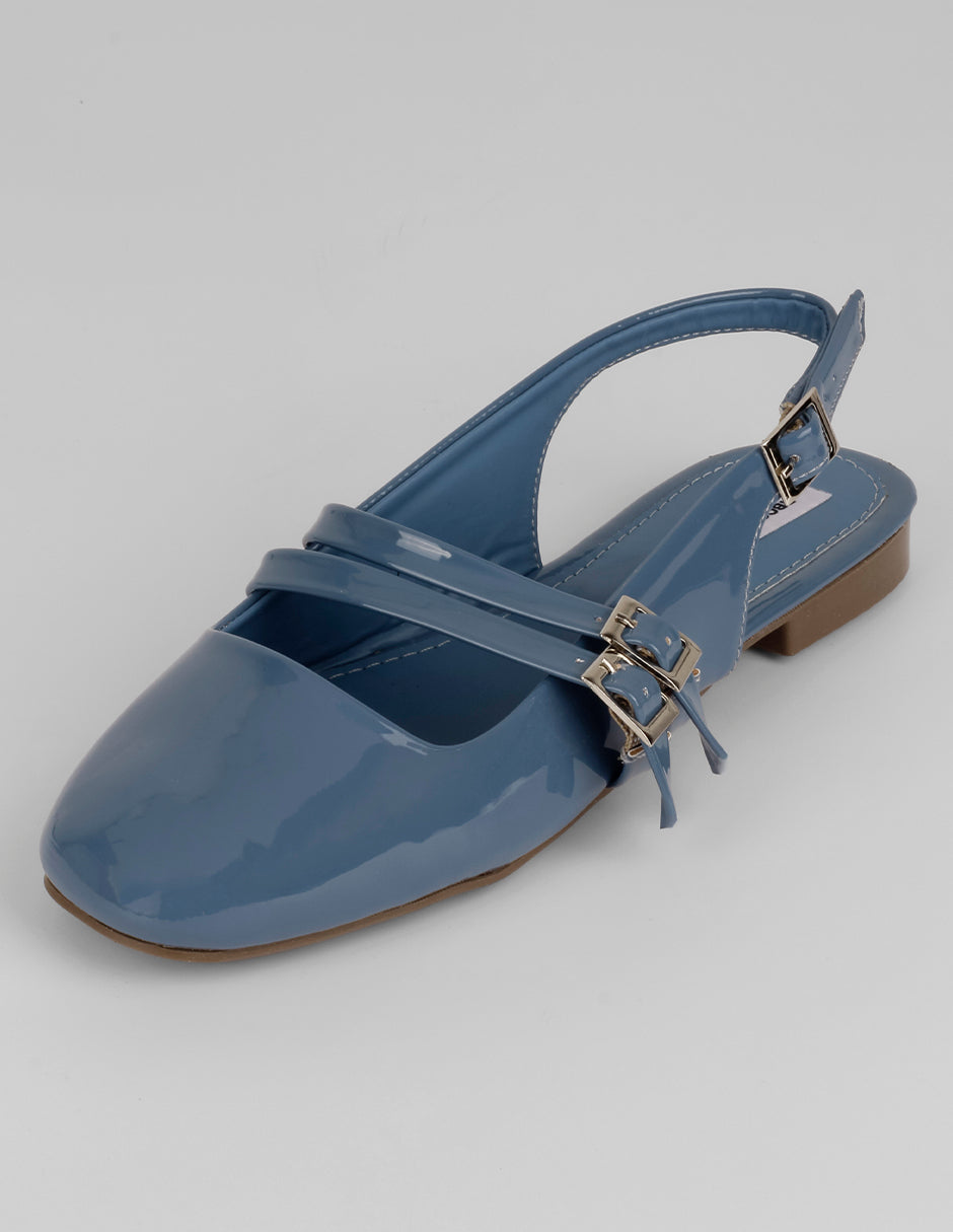 Loafers Darling en Charol – Azul