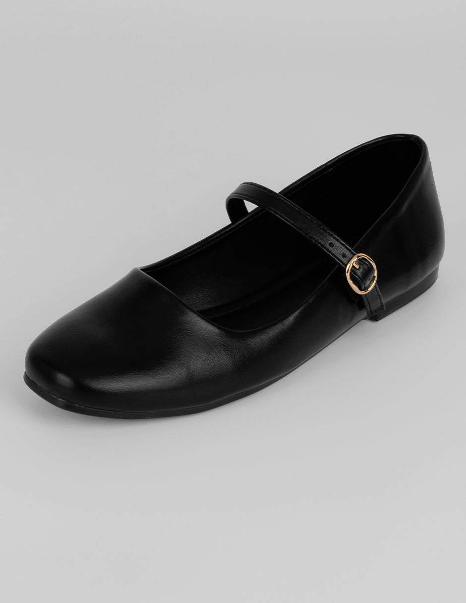 Mary jane Darling en Piel vegana – Negro
