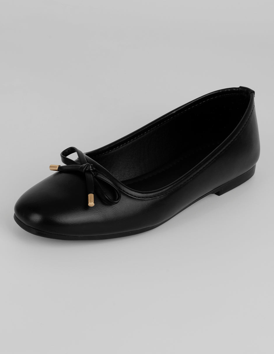 Flats clásicas Classy en Piel vegana – Negro