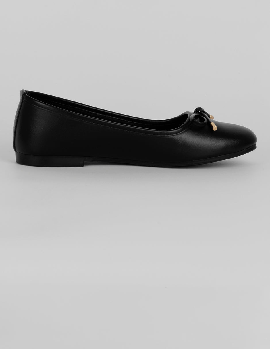 Flats clásicas Classy en Piel vegana – Negro