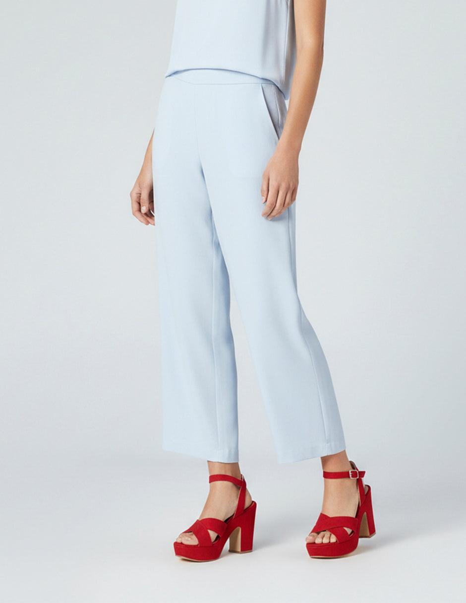 Sandalia con tacón Nevada en Textil – Rojo