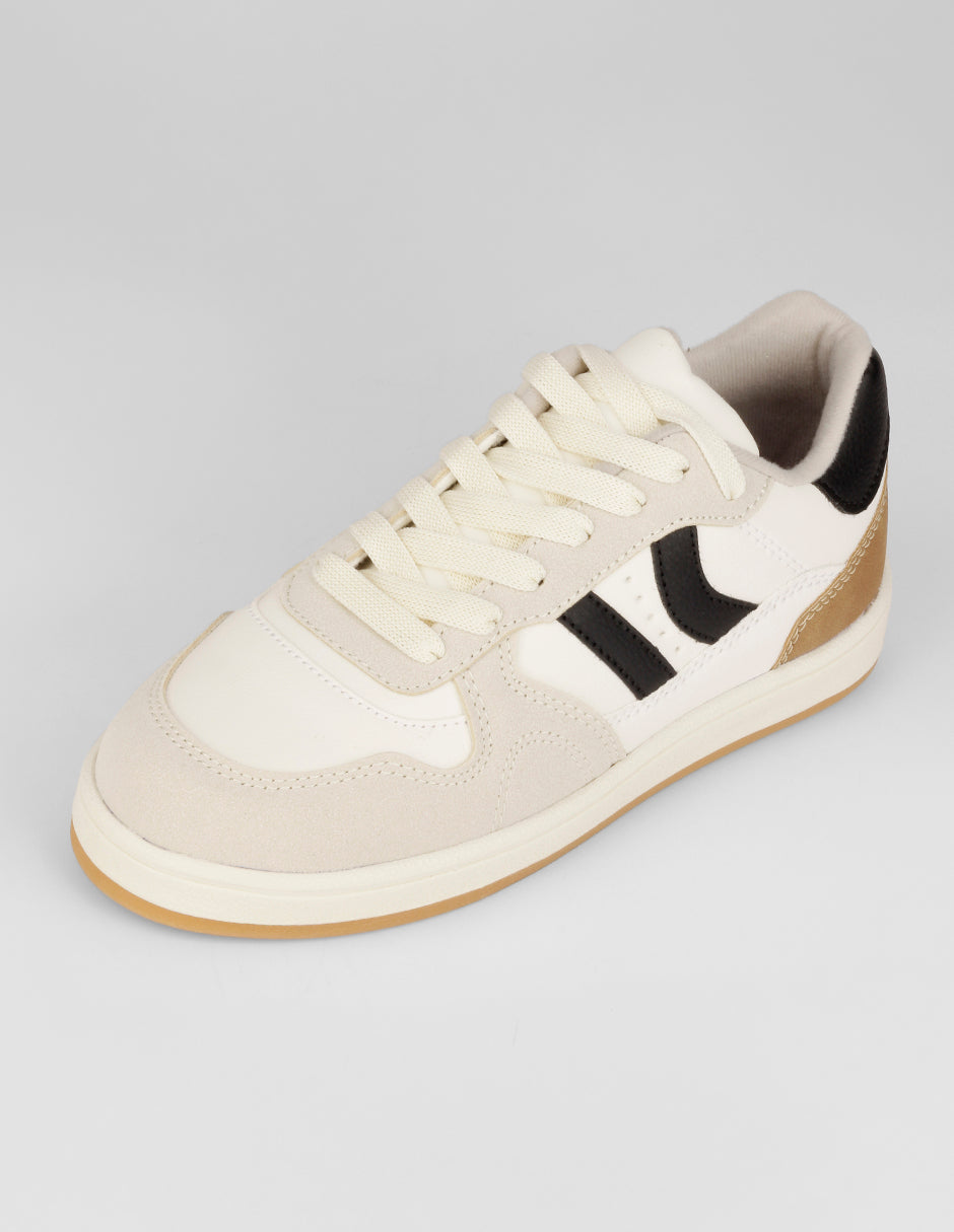 Tenis Kids en Piel vegana – Latte