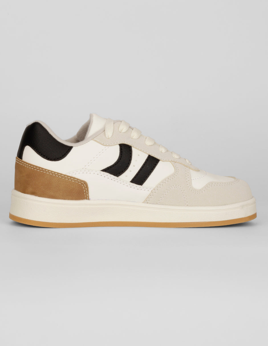 Tenis Kids en Piel vegana – Latte
