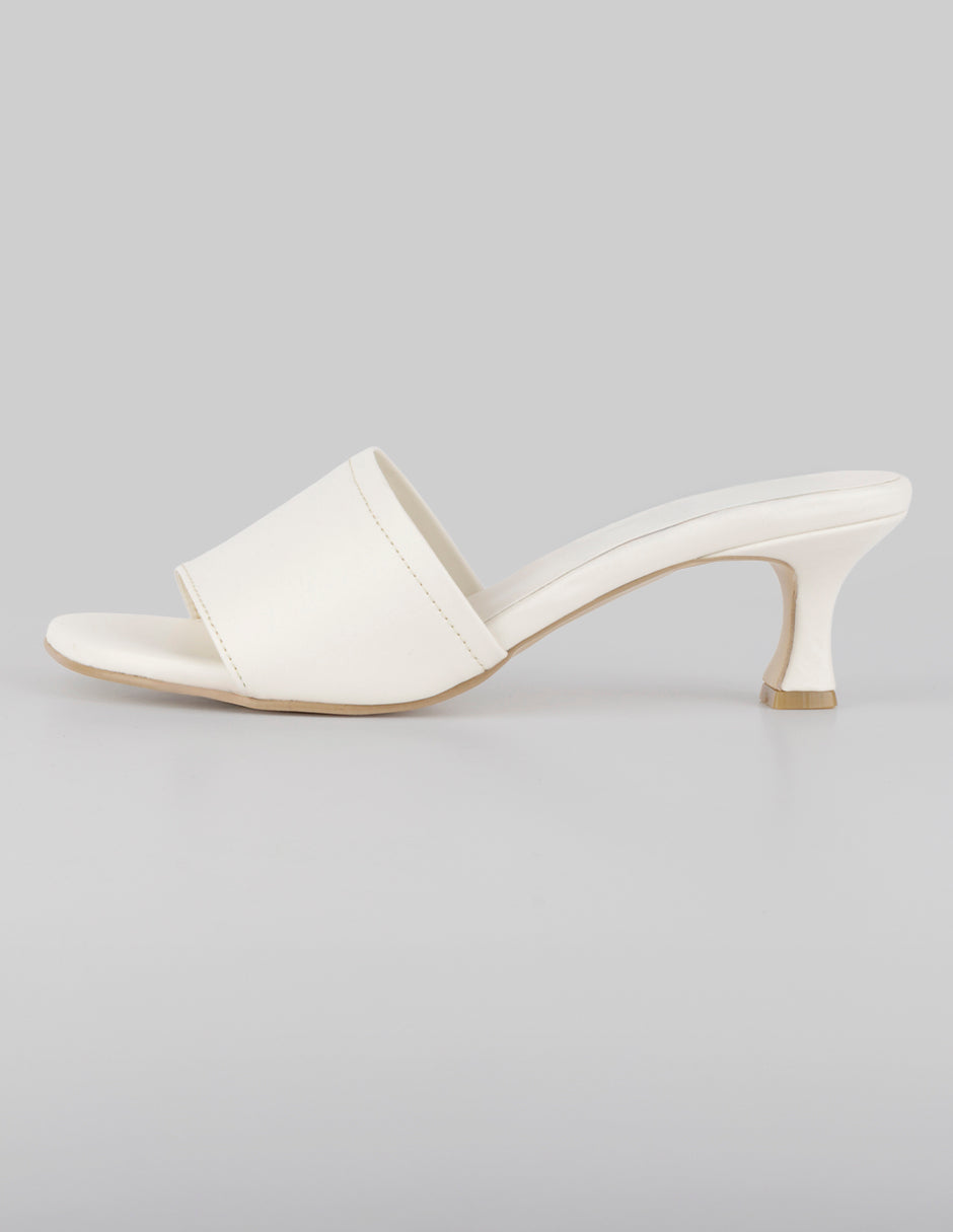 Sandalia con tacón Ave en Sintético – Beige