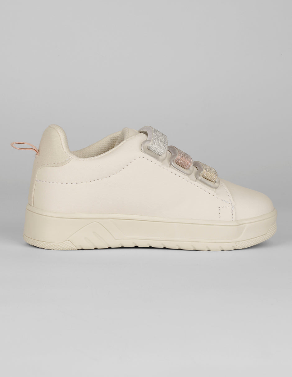 Tenis Kids en Piel vegana – Latte
