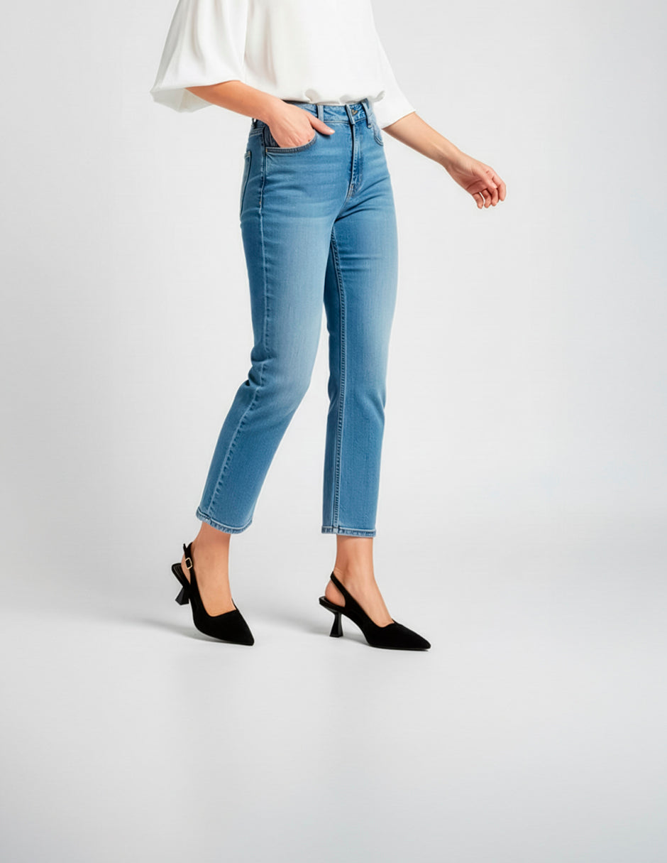 Zapatillas Slingback en Gamuza – Negro