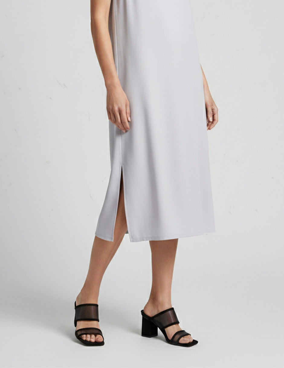 Sandalia con tacón Sprint en Textil – Negro