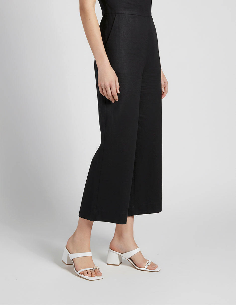 Sandalia con tacón Milley en Piel vegana – Blanco