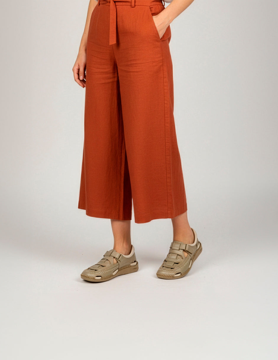 Sandalias de piso Hand made en Piel – Beige