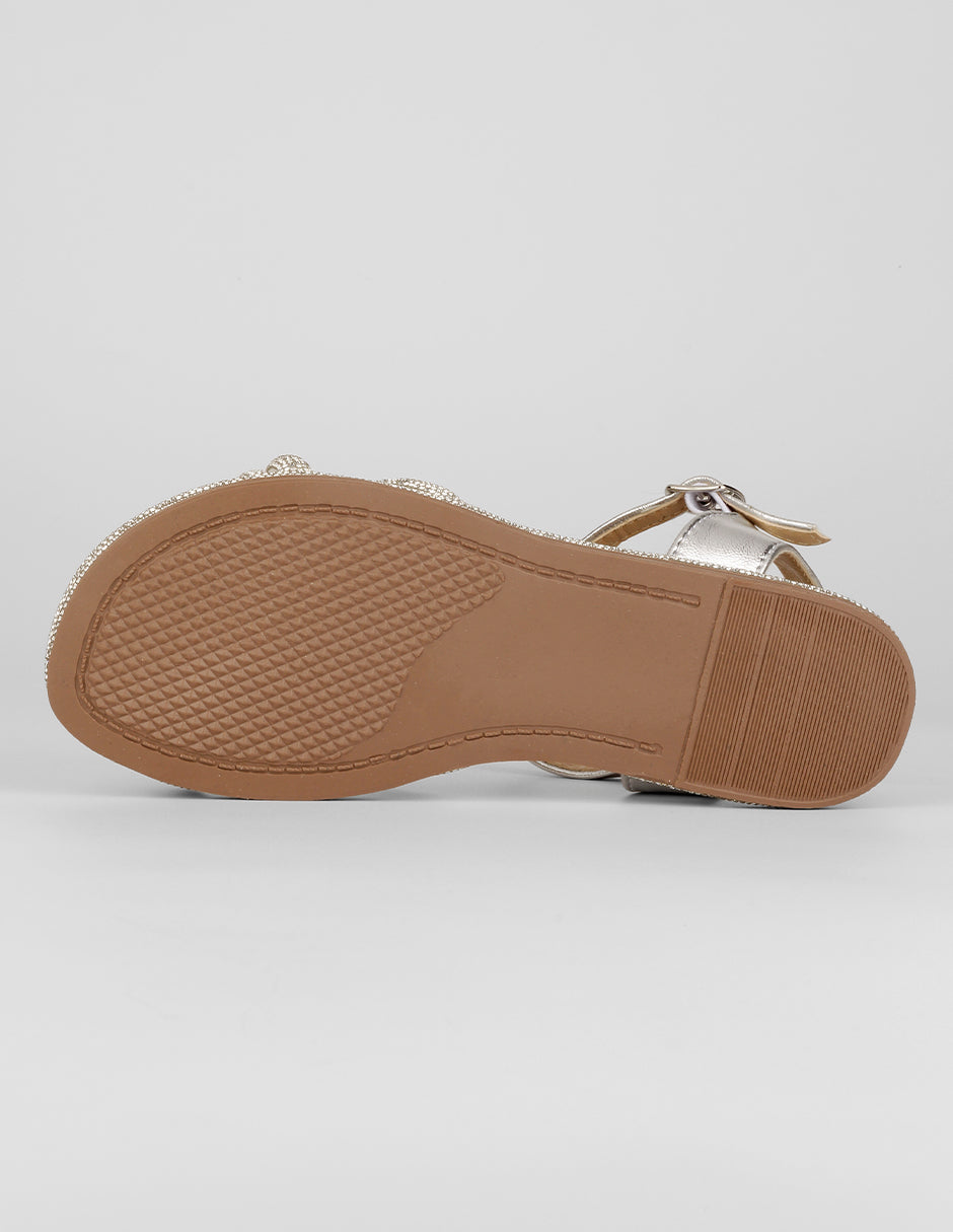 Sandalias Kids en Sintético – Plata