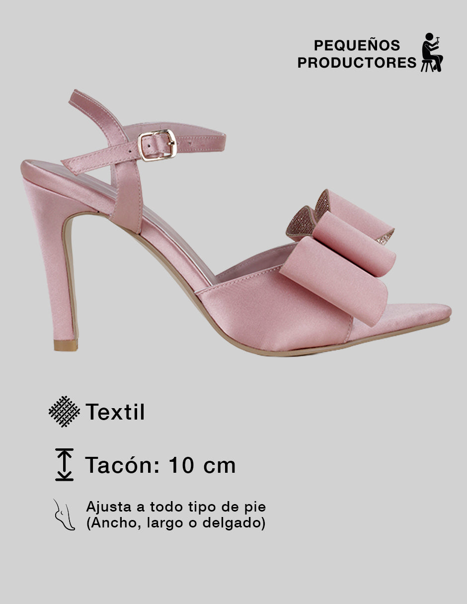 Zapatillas Doll en Textil – Rosa