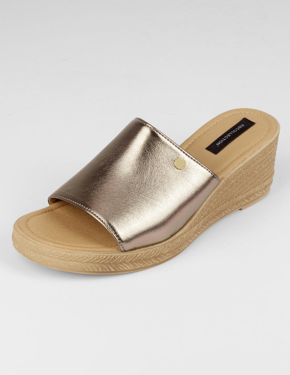 Sandalias con plataforma Naia en Sintético – Plata