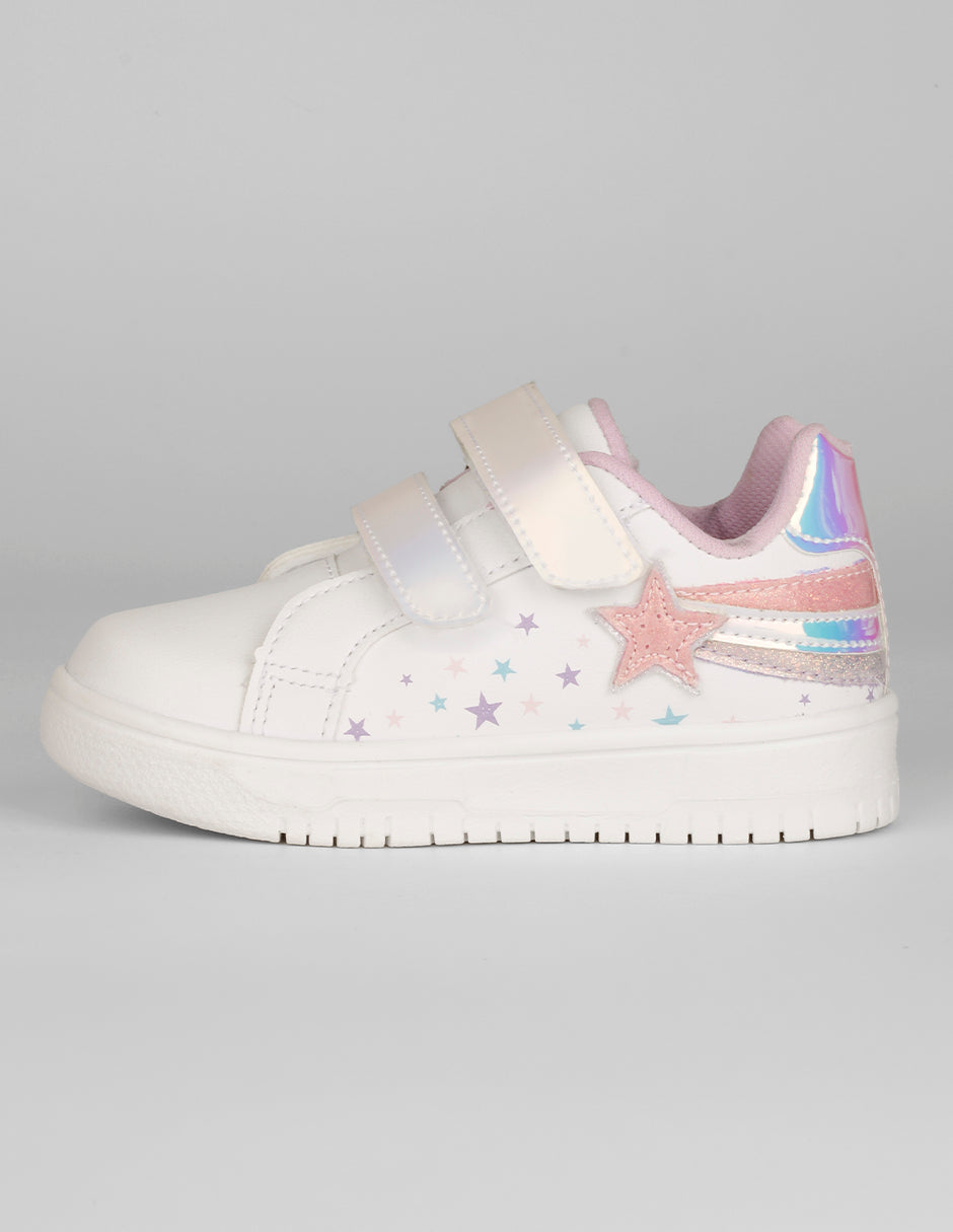 Tenis Kids en Piel vegana – Blanco