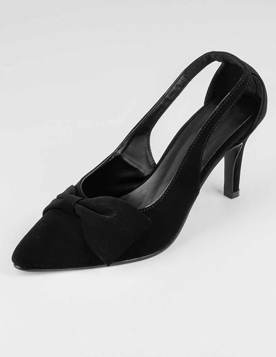 Zapatillas Slingback en Gamuza sintética – Negro