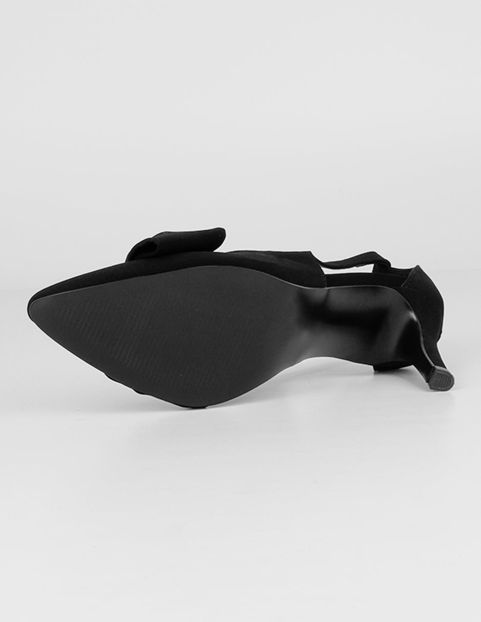 Zapatillas Slingback en Gamuza sintética – Negro