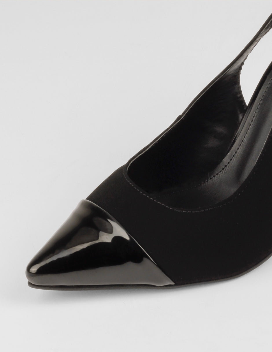 Zapatillas Slingback en Gamuza sintética – Negro
