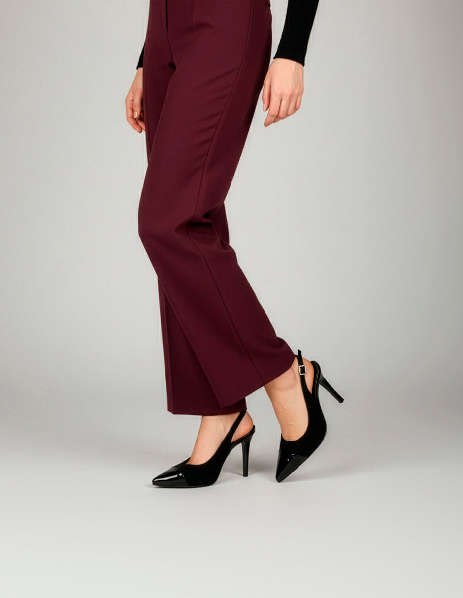 Zapatillas Slingback en Gamuza sintética – Negro