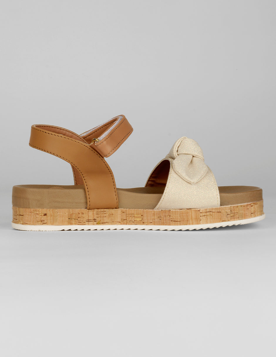 Sandalias Kids en Sintético – Café