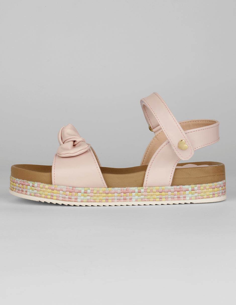 Sandalias Kids en Sintético – Rosa