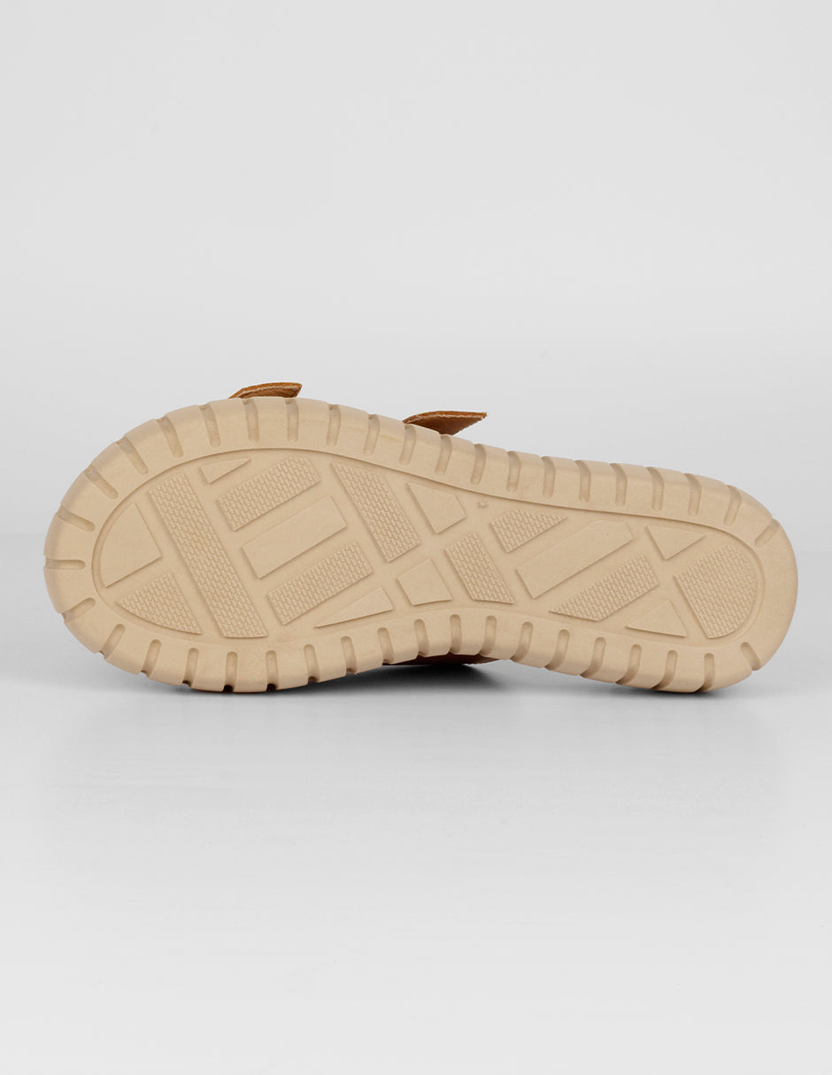 Sandalias con plataforma Steps en Piel vegana – Beige
