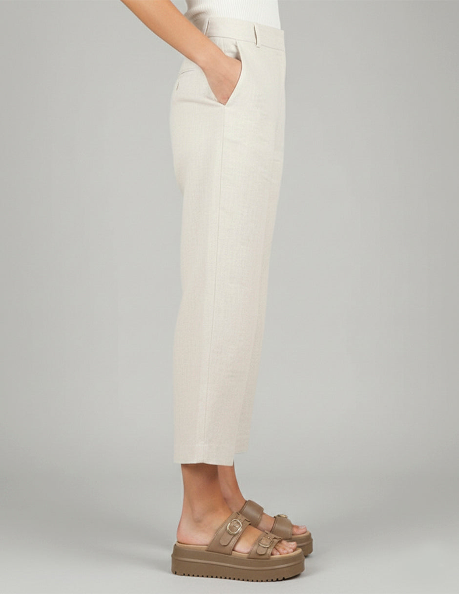 Sandalias con plataforma Yuri en Piel vegana – Café