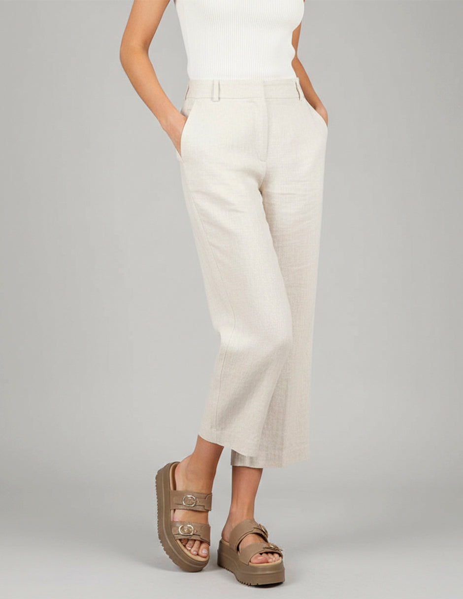 Sandalias con plataforma Yuri en Piel vegana – Café