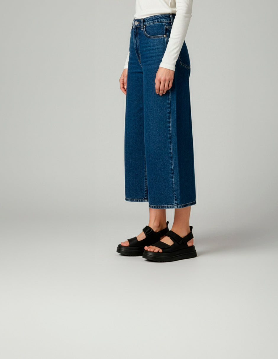 Sandalias con plataforma Yuri en Piel vegana – Negro