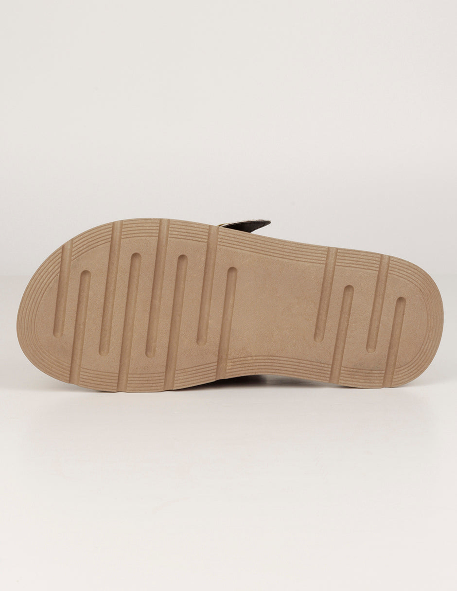 Sandalias de piso Birt en Textil – Café